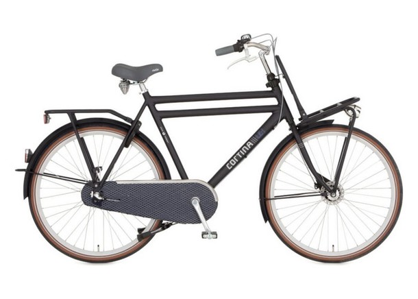 CORTINA U4 SOLID TRANSPORT 28 INCH 3 VERSNELLINGEN QUARZ GREY MATT MET ROLLERBRAKE