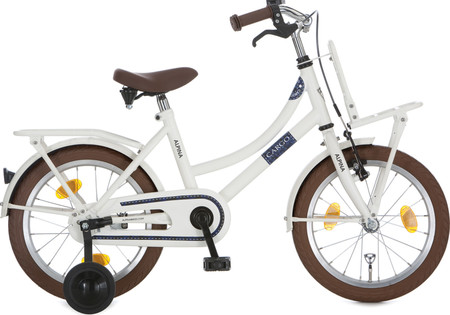 ALPINA CARGO MEISJESFIETS 18 INCH WHITE MATT