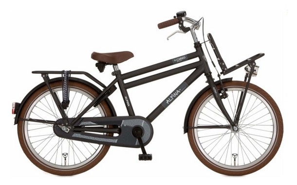 ALPINA CARGO JONGENSFIETS 20 INCH SPACE BLACK MATT