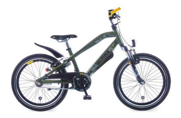 ALPINA TRIAL JONGENSFIETS 22 INCH SURVIVAL GREEN MATT