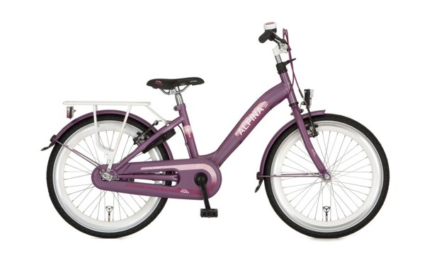 ALPINA GIRLPOWER MEISJESFIETS 20 INCH VIVID PURPLE MATT