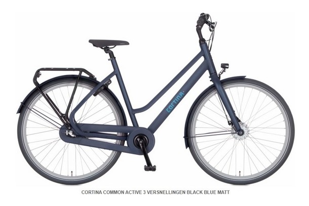 CORTINA COMMON ACTIVE 3 VERSNELLINGEN BLACK BLUE MATT