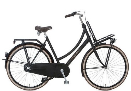 CORTINA U4 TRANSPORT 28 INCH 3 VERSNELLINGEN JET BLACK MATT