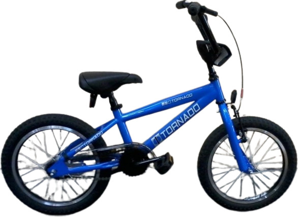 BMX / CROSSFIETS BUGATTI TORNADO BLAUW 16 INCH FREESTYLE TERUGTRAPREM