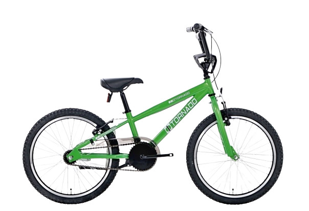 BMX / CROSSFIETS BUGATTI TORNADO GROEN 20 INCH FREESTYLE TERUGTRAPREM