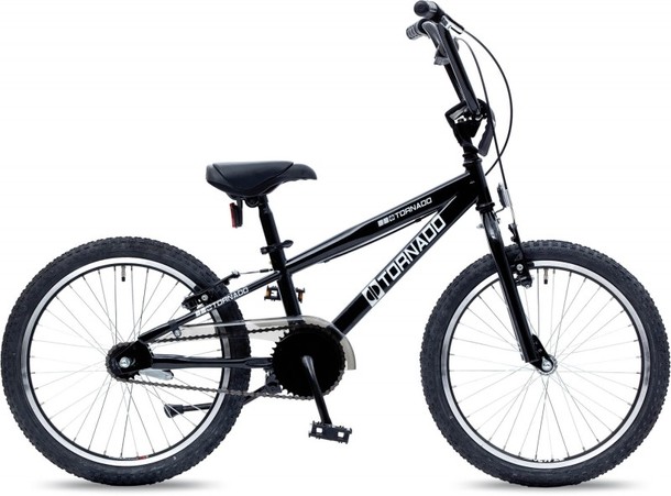 BMX / CROSSFIETS BUGATTI TORNADO ZWART 20 INCH FREESTYLE TERUGTRAPREM